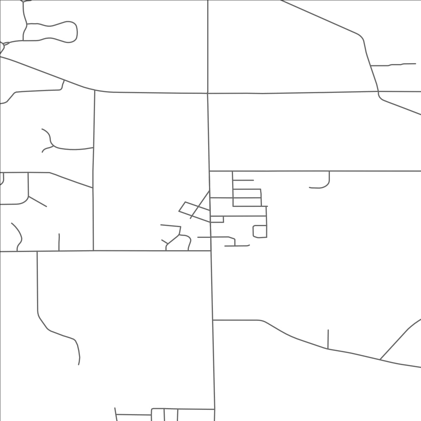 ROAD MAP OF LORETTO, MINNESOTA BY MAPBAKES