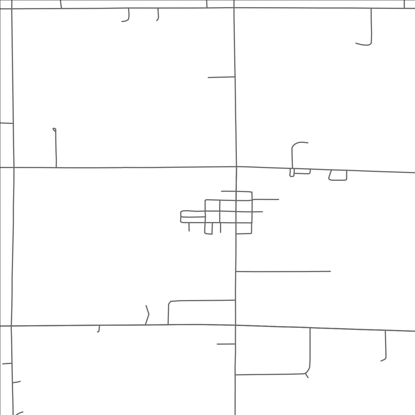 ROAD MAP OF LUCAN, MINNESOTA BY MAPBAKES