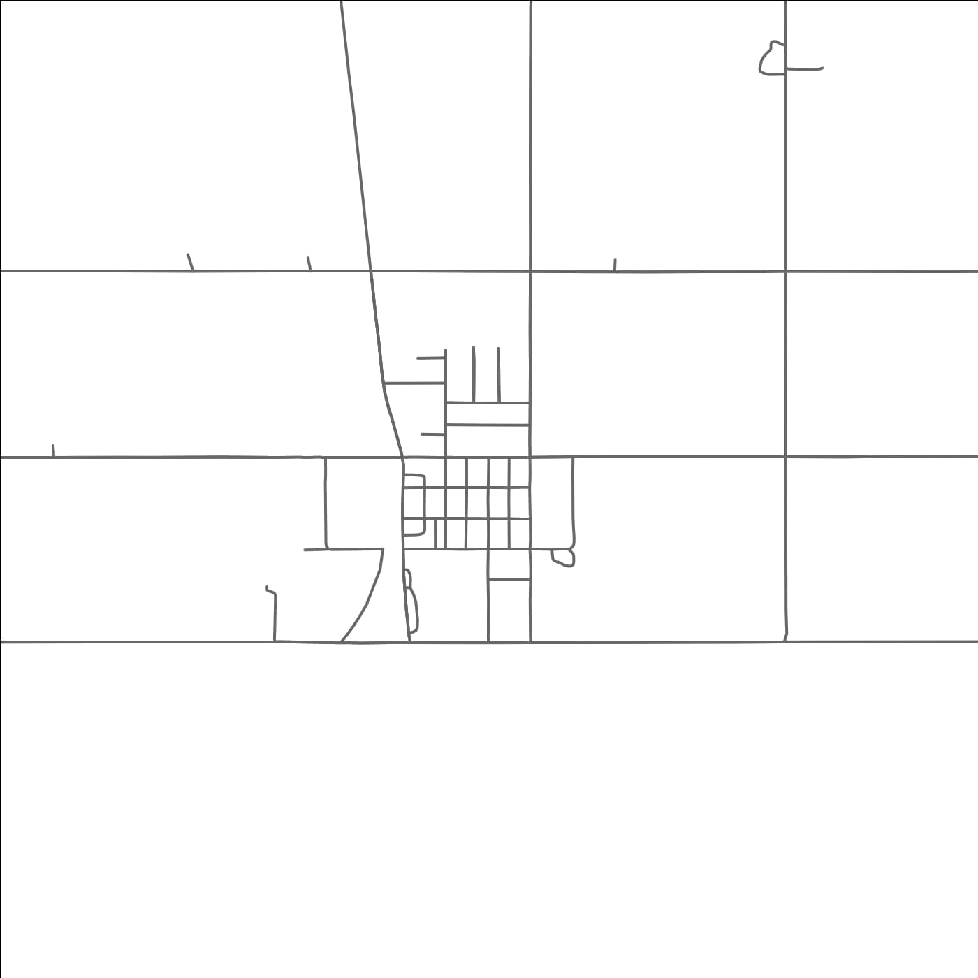 ROAD MAP OF LYLE, MINNESOTA BY MAPBAKES