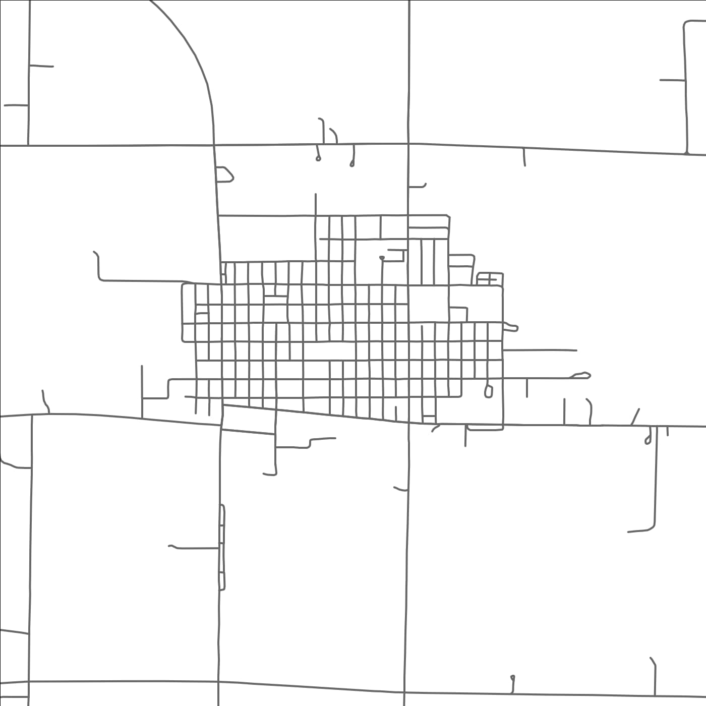 ROAD MAP OF MADISON LAKE, MINNESOTA BY MAPBAKES