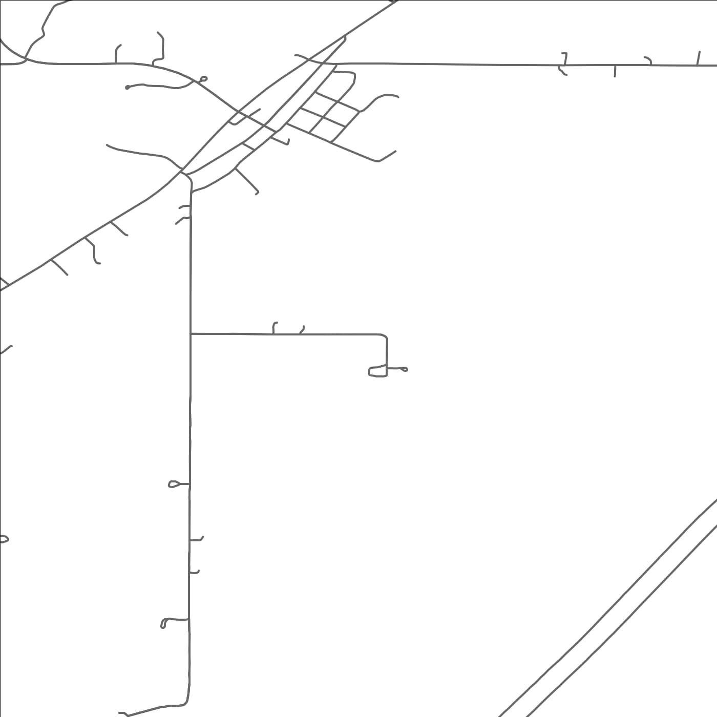 ROAD MAP OF MAHTOWA, MINNESOTA BY MAPBAKES