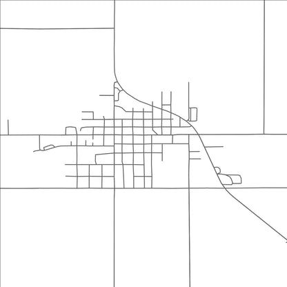 ROAD MAP OF MAPLETON, MINNESOTA BY MAPBAKES