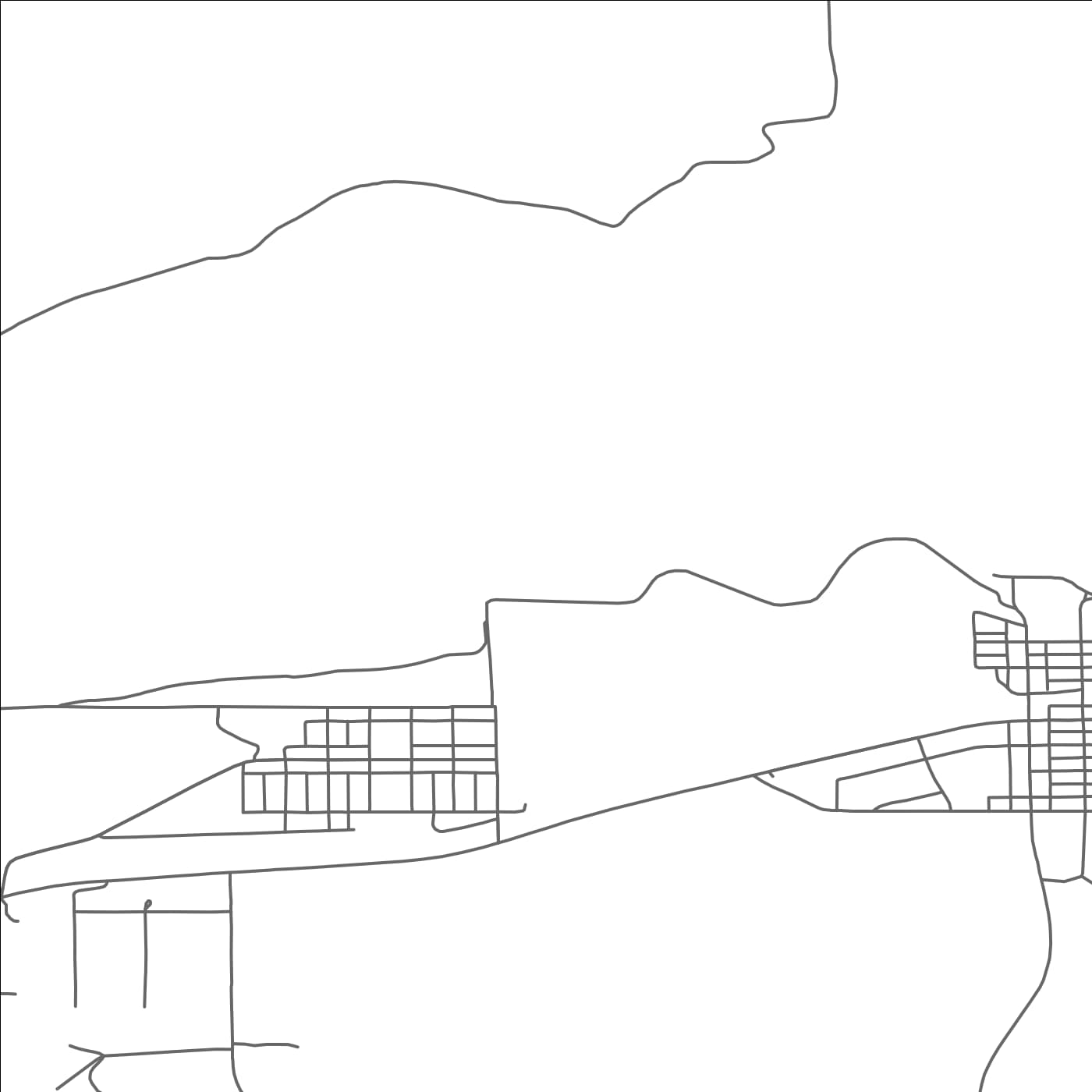 ROAD MAP OF MARBLE, MINNESOTA BY MAPBAKES