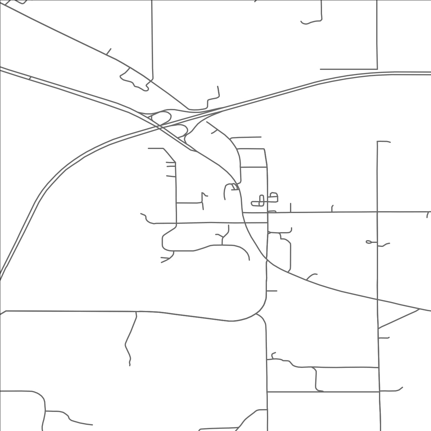 ROAD MAP OF MARION, MINNESOTA BY MAPBAKES