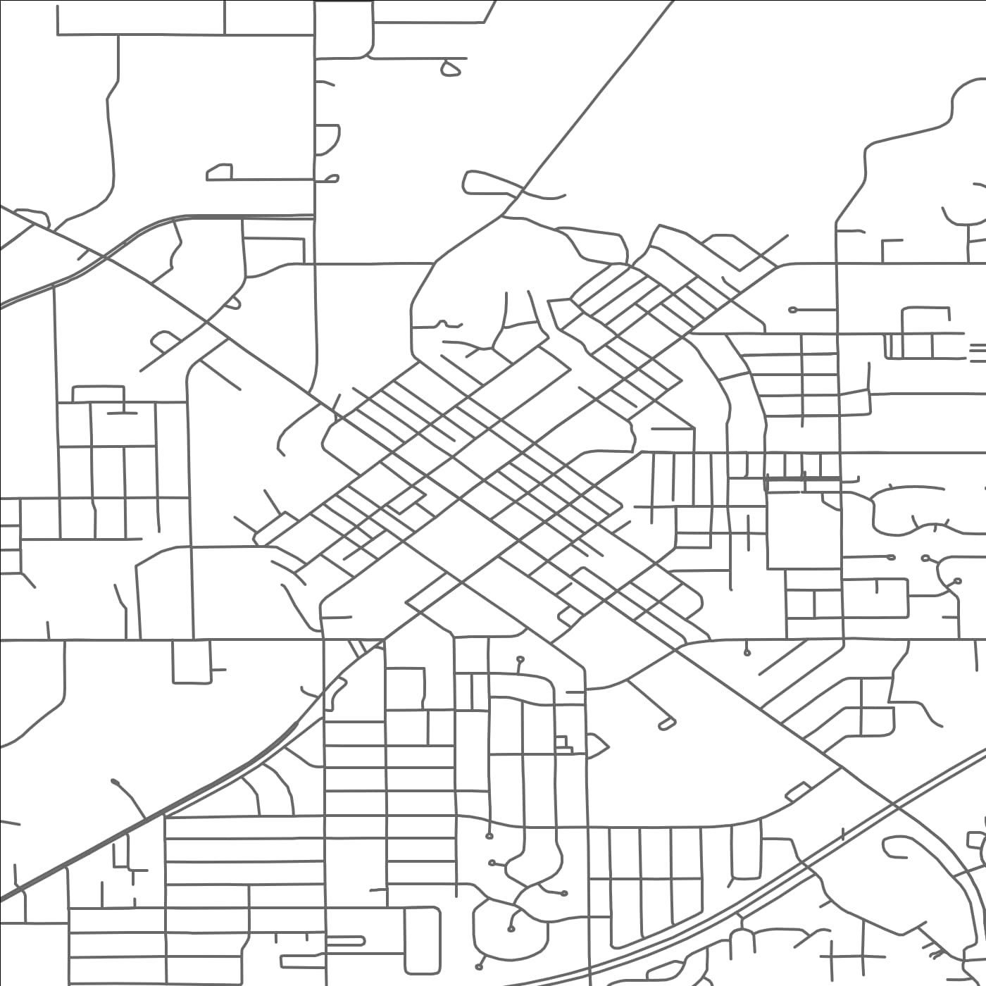 ROAD MAP OF MARSHALL, MINNESOTA BY MAPBAKES