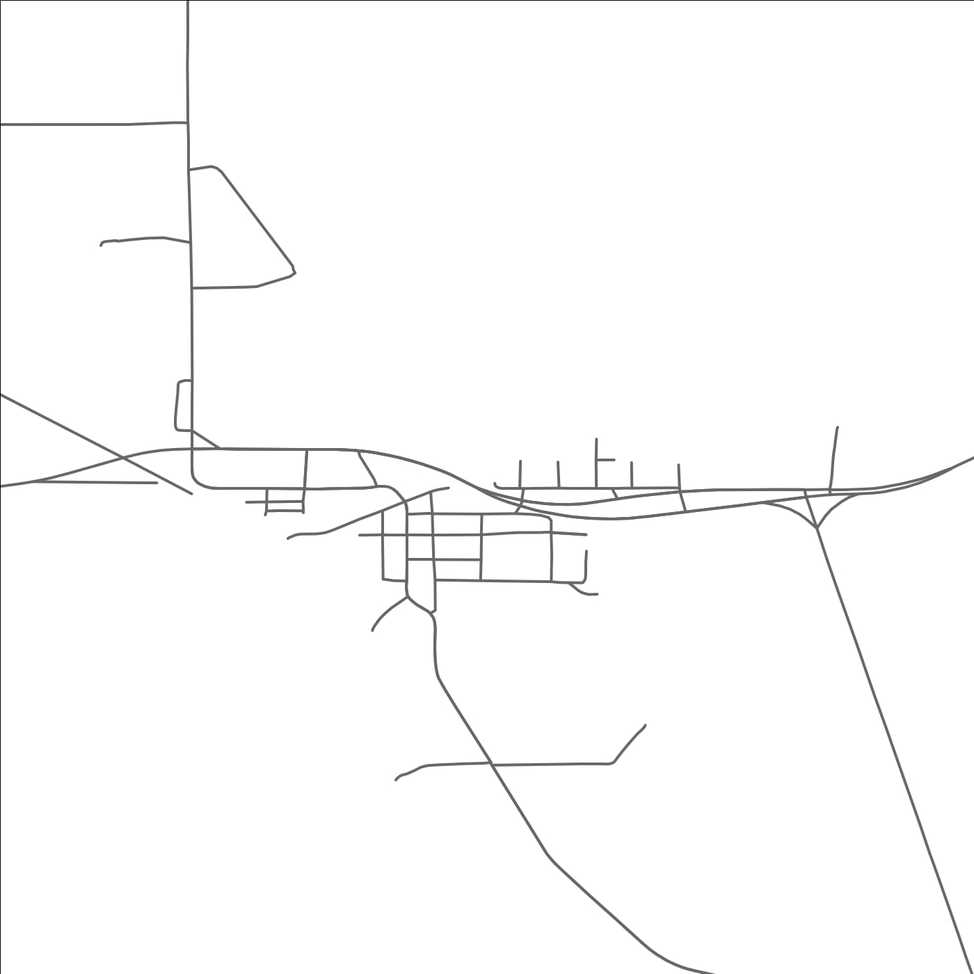 ROAD MAP OF MCGREGOR, MINNESOTA BY MAPBAKES