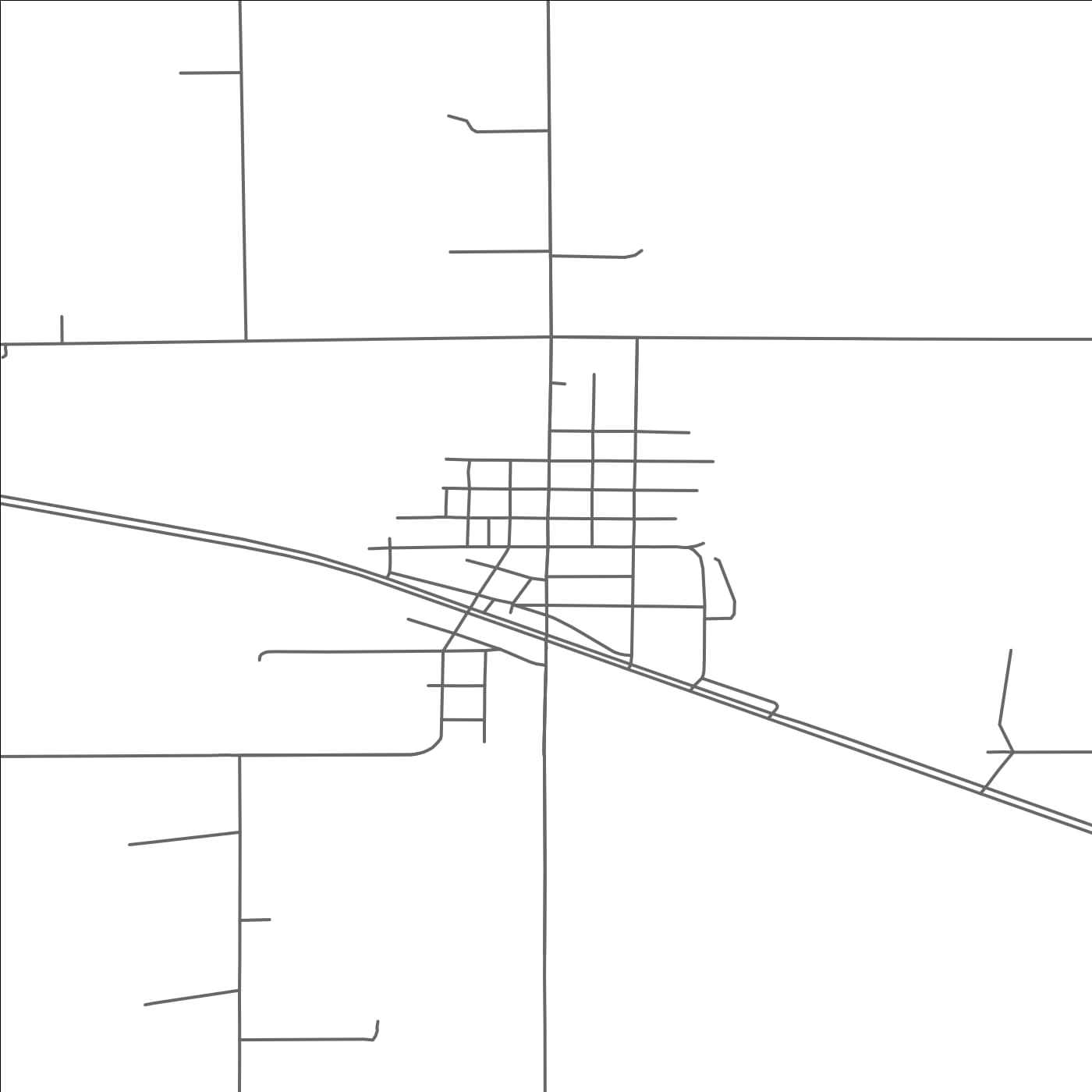 ROAD MAP OF MCINTOSH, MINNESOTA BY MAPBAKES