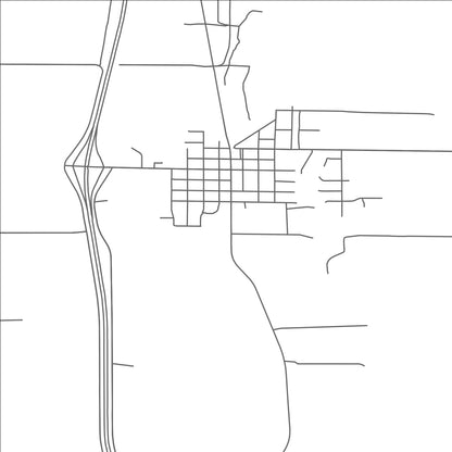 ROAD MAP OF MEDFORD, MINNESOTA BY MAPBAKES