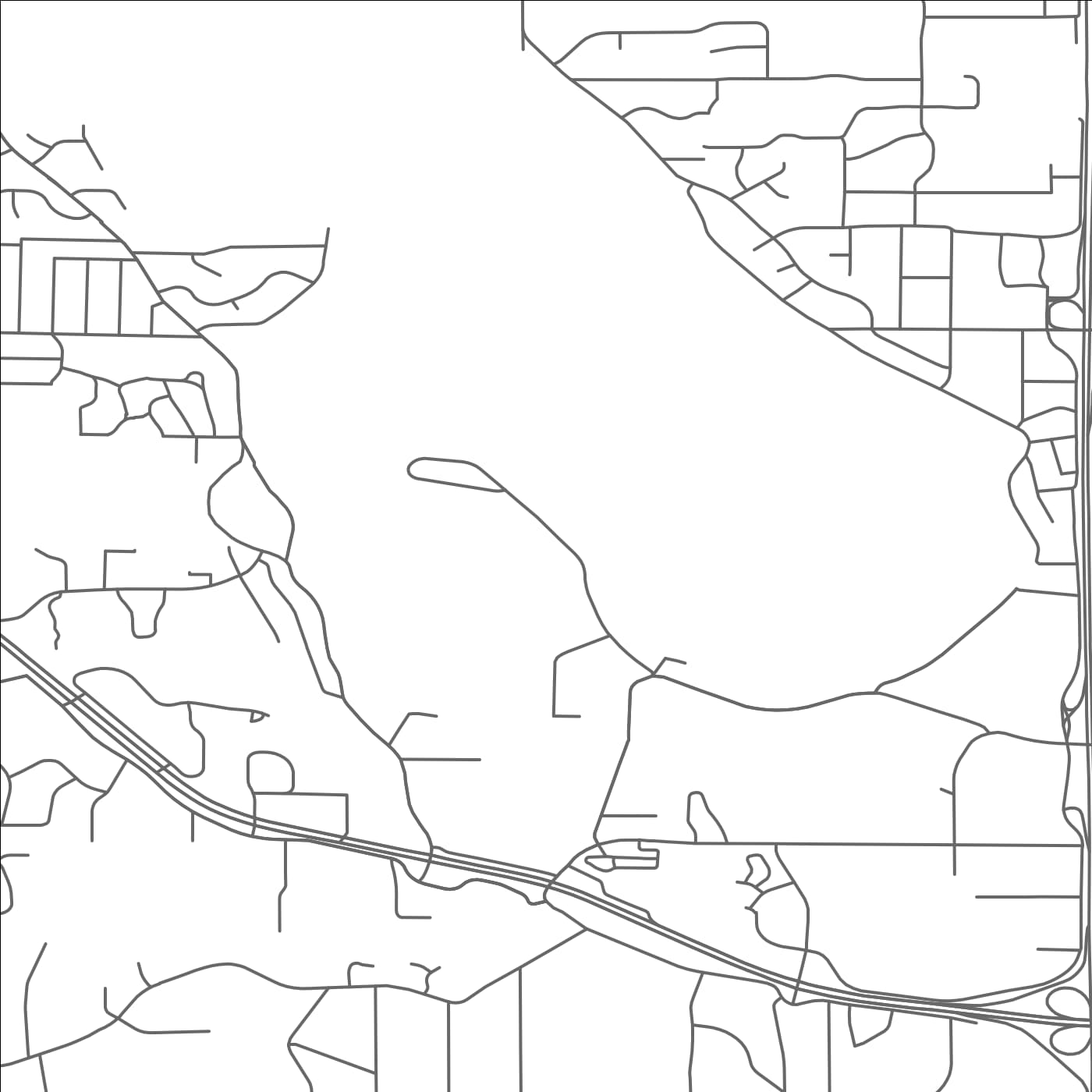 ROAD MAP OF MEDICINE LAKE, MINNESOTA BY MAPBAKES