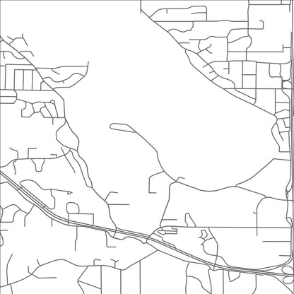 ROAD MAP OF MEDICINE LAKE, MINNESOTA BY MAPBAKES