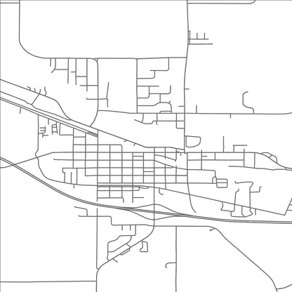 ROAD MAP OF MELROSE, MINNESOTA BY MAPBAKES