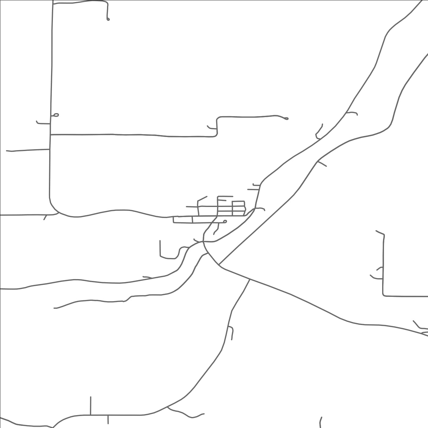 ROAD MAP OF MILLVILLE, MINNESOTA BY MAPBAKES