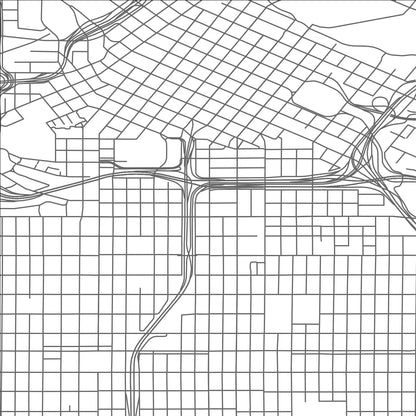 ROAD MAP OF MINNEAPOLIS, MINNESOTA BY MAPBAKES