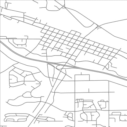 ROAD MAP OF MONTICELLO, MINNESOTA BY MAPBAKES