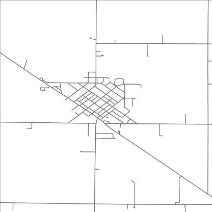 ROAD MAP OF MORGAN, MINNESOTA BY MAPBAKES