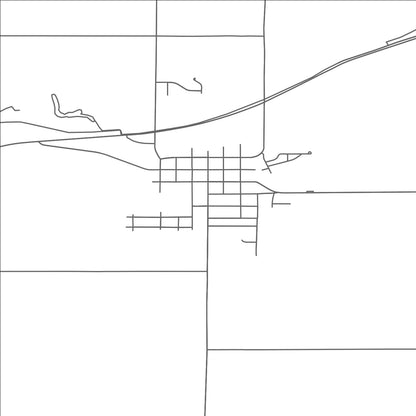 ROAD MAP OF MORRISTOWN, MINNESOTA BY MAPBAKES