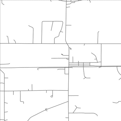 ROAD MAP OF NEW GERMANY, MINNESOTA BY MAPBAKES