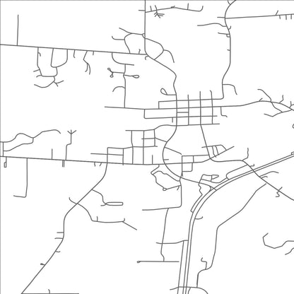 ROAD MAP OF NEW LONDON, MINNESOTA BY MAPBAKES