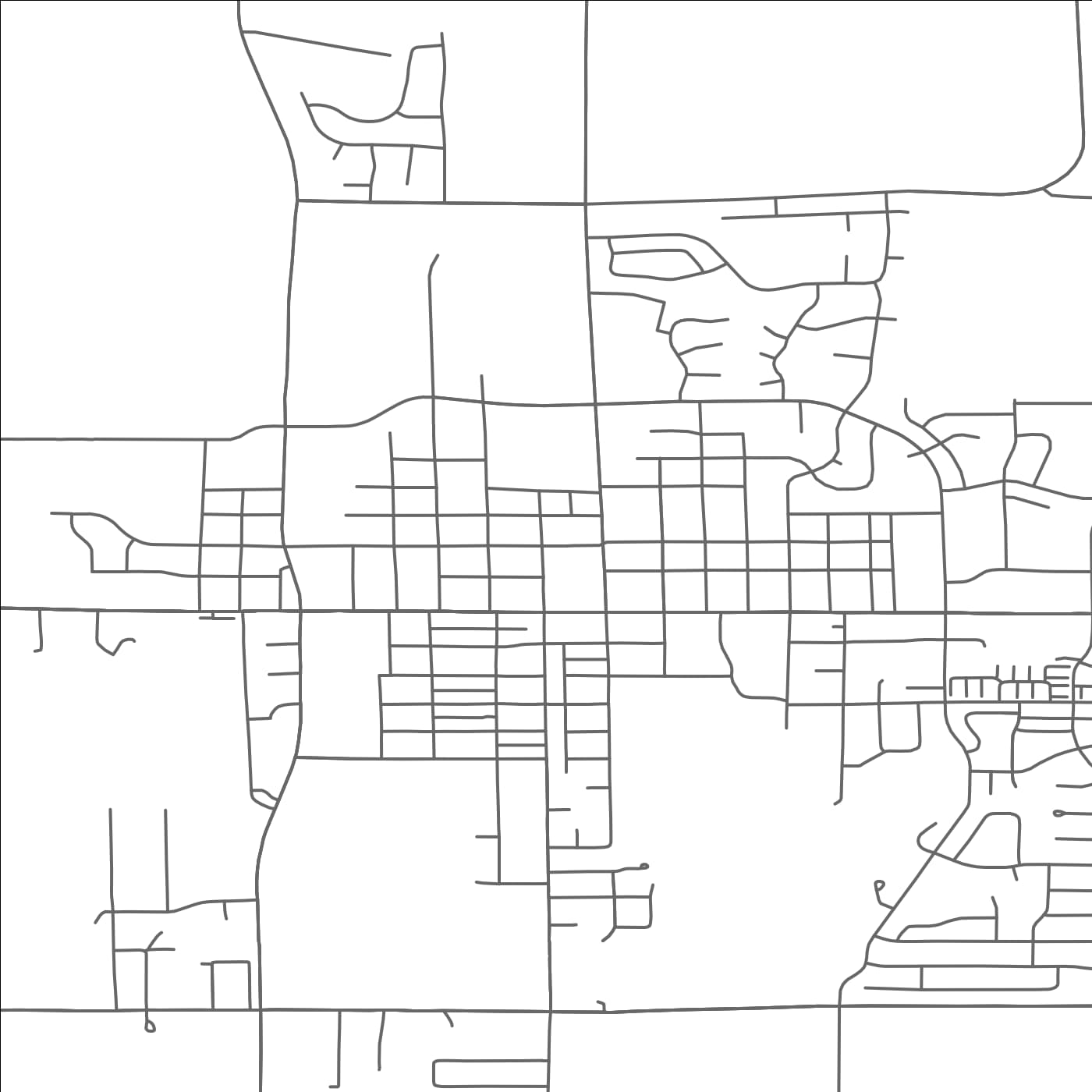 ROAD MAP OF NEW PRAGUE, MINNESOTA BY MAPBAKES