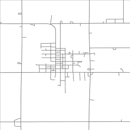 ROAD MAP OF NEW RICHLAND, MINNESOTA BY MAPBAKES