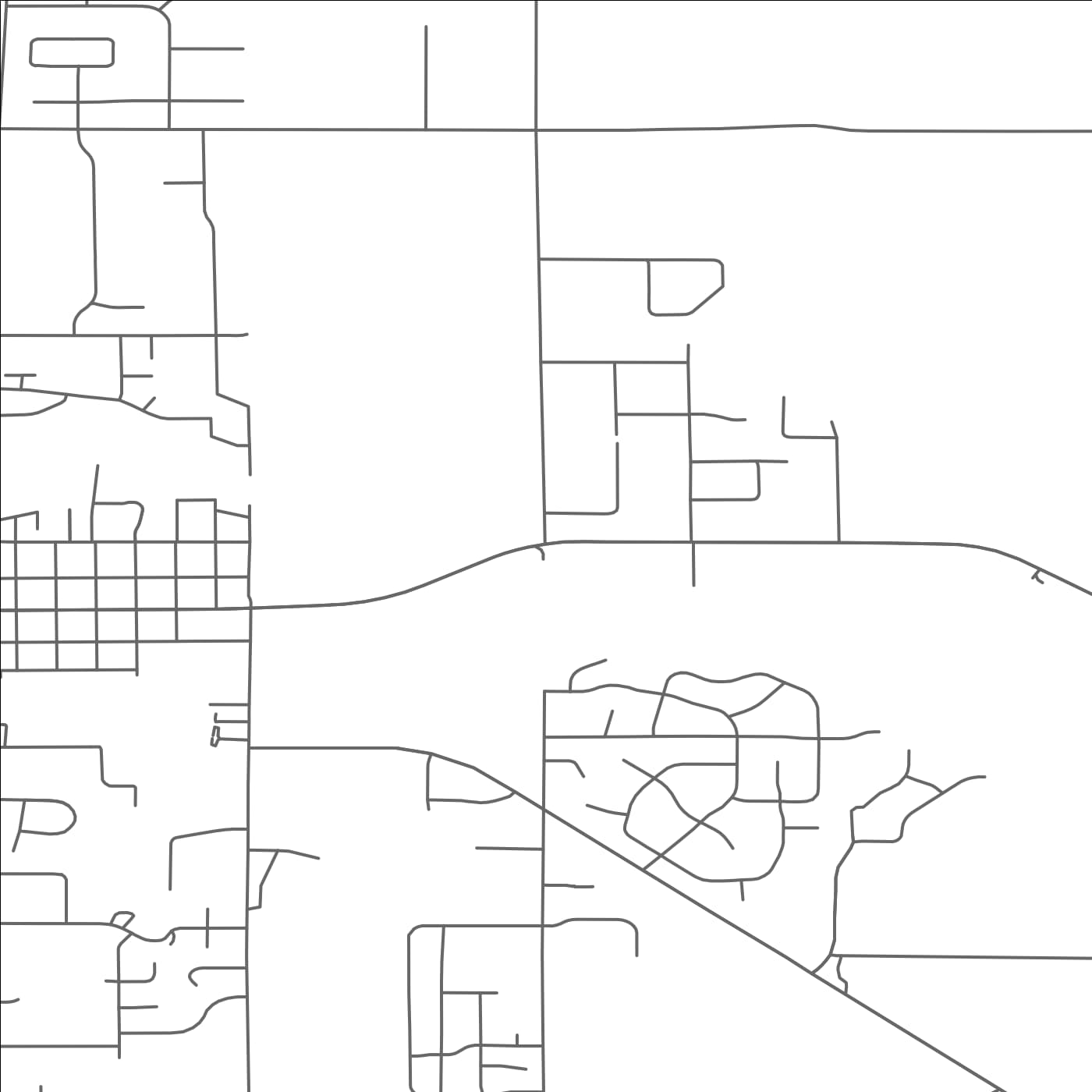 ROAD MAP OF NORTH BRANCH, MINNESOTA BY MAPBAKES