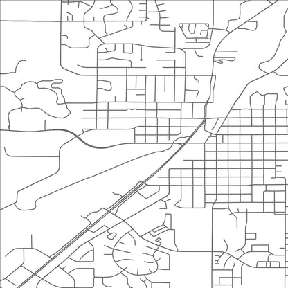 ROAD MAP OF NORTHFIELD, MINNESOTA BY MAPBAKES