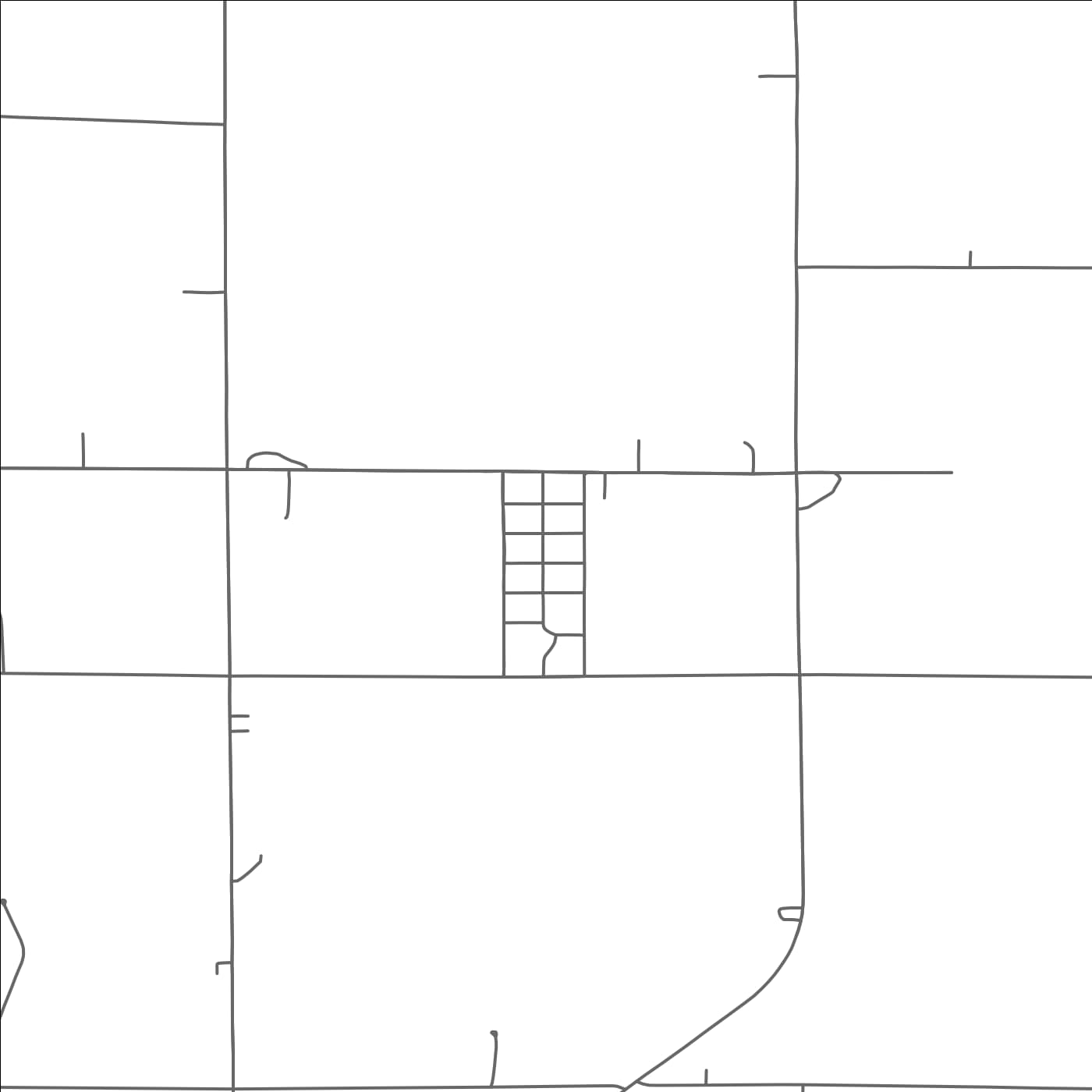 ROAD MAP OF NORTHROP, MINNESOTA BY MAPBAKES