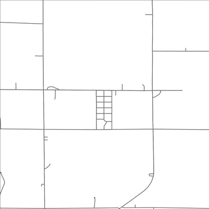 ROAD MAP OF NORTHROP, MINNESOTA BY MAPBAKES