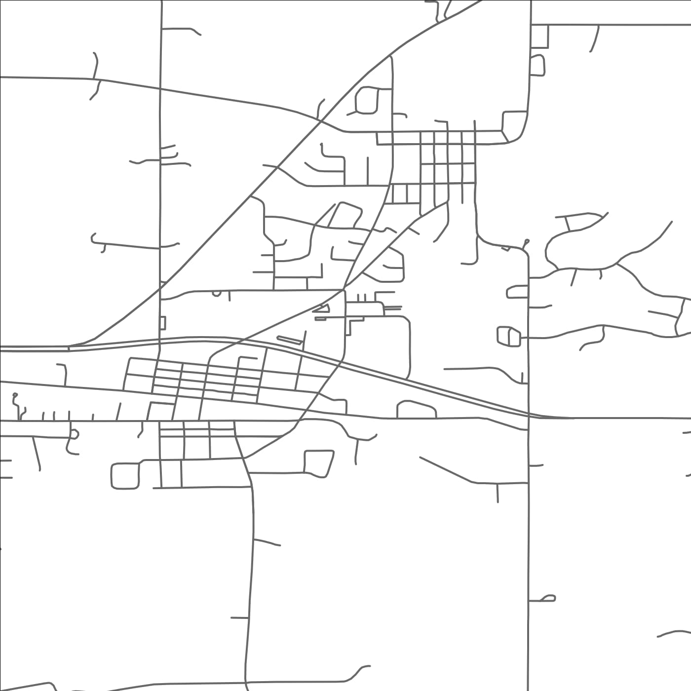 ROAD MAP OF NORWOOD YOUNG AMERICA, MINNESOTA BY MAPBAKES