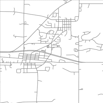 ROAD MAP OF NORWOOD YOUNG AMERICA, MINNESOTA BY MAPBAKES