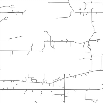 ROAD MAP OF NOWTHEN, MINNESOTA BY MAPBAKES