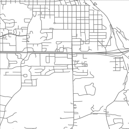 ROAD MAP OF OAK PARK HEIGHTS, MINNESOTA BY MAPBAKES