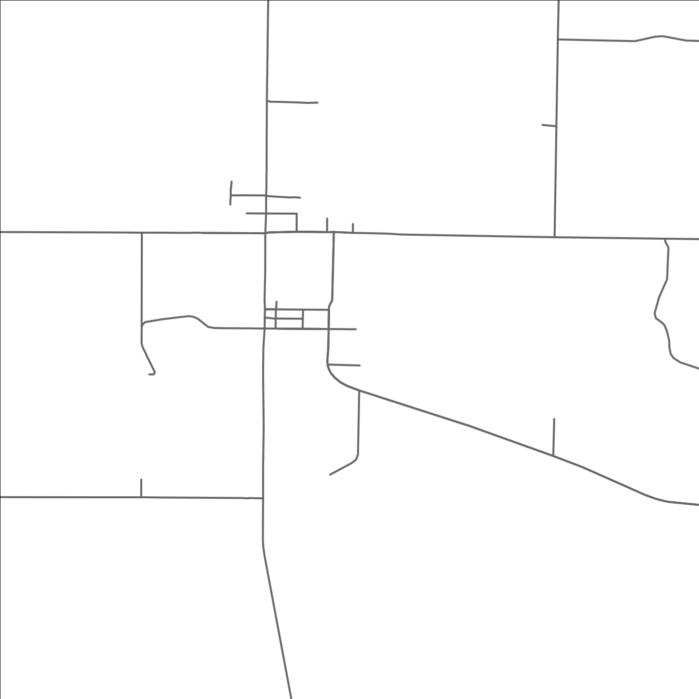 ROAD MAP OF OGEMA, MINNESOTA BY MAPBAKES