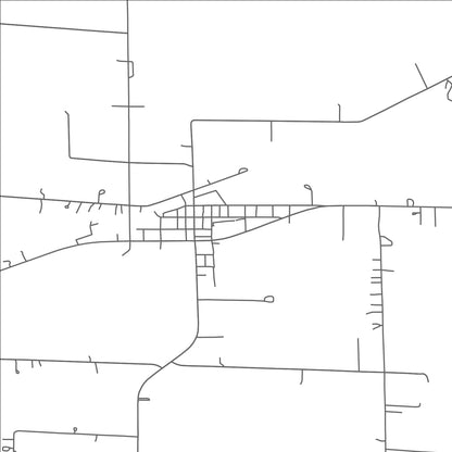 ROAD MAP OF OGILVIE, MINNESOTA BY MAPBAKES