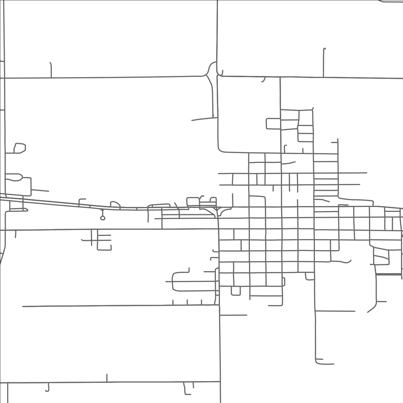 ROAD MAP OF OLIVIA, MINNESOTA BY MAPBAKES