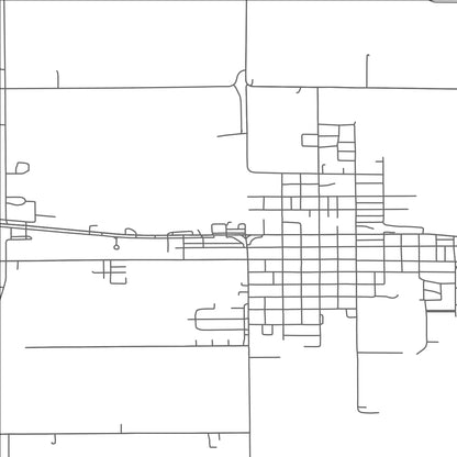 ROAD MAP OF OLIVIA, MINNESOTA BY MAPBAKES