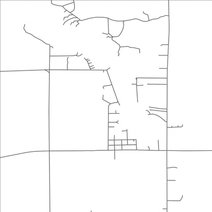 ROAD MAP OF OSAGE, MINNESOTA BY MAPBAKES