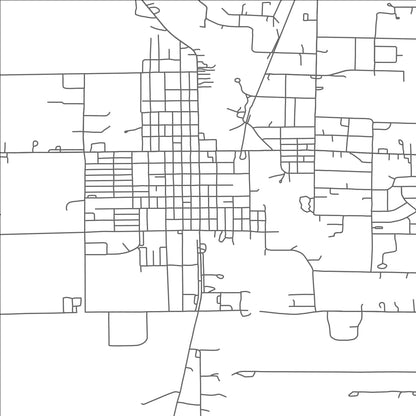 ROAD MAP OF PARK RAPIDS, MINNESOTA BY MAPBAKES