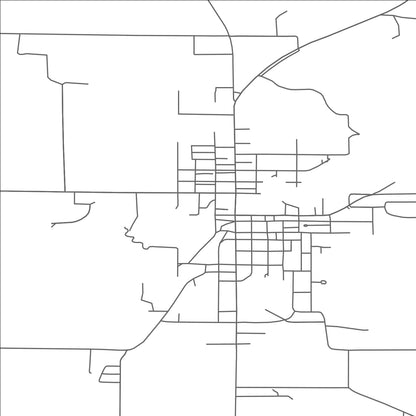 ROAD MAP OF PELICAN RAPIDS, MINNESOTA BY MAPBAKES