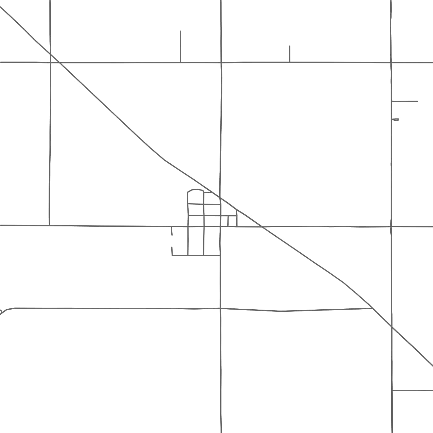 ROAD MAP OF PEMBERTON, MINNESOTA BY MAPBAKES