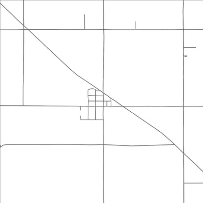 ROAD MAP OF PEMBERTON, MINNESOTA BY MAPBAKES