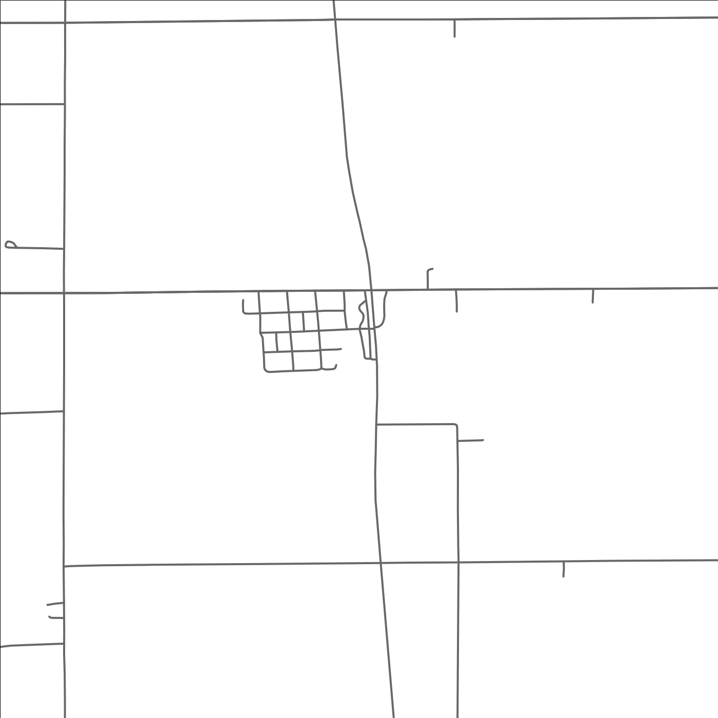 ROAD MAP OF PERLEY, MINNESOTA BY MAPBAKES