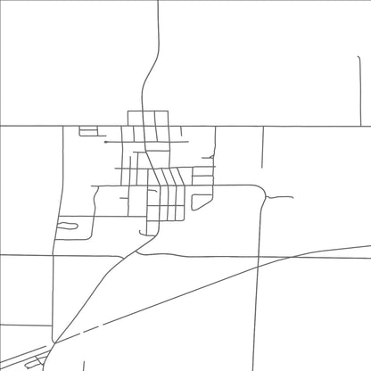 ROAD MAP OF PIERZ, MINNESOTA BY MAPBAKES