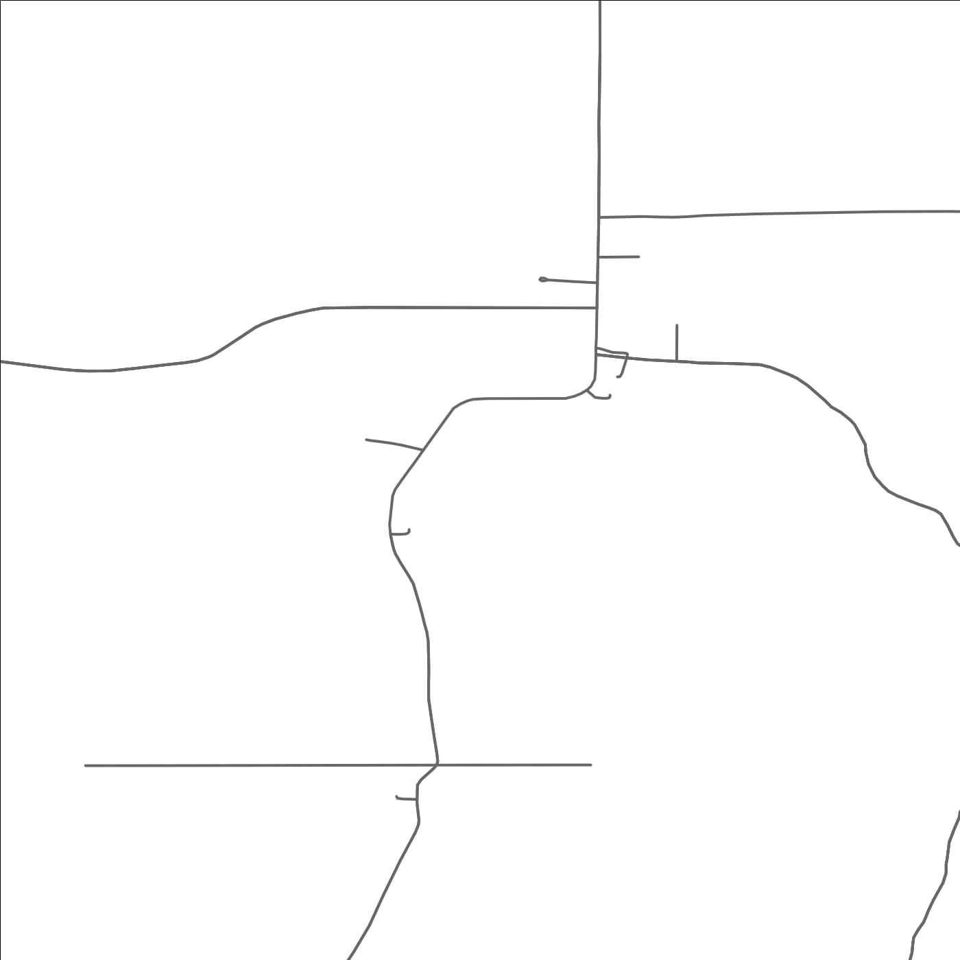 ROAD MAP OF PINE BEND, MINNESOTA BY MAPBAKES