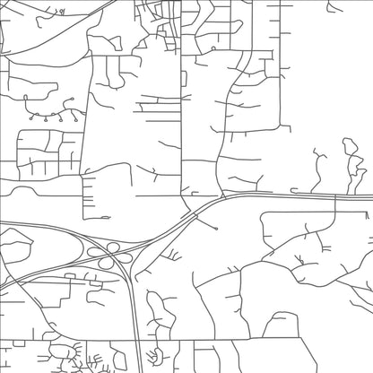 ROAD MAP OF PINE SPRINGS, MINNESOTA BY MAPBAKES