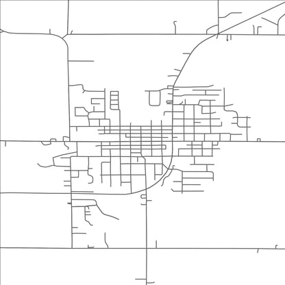 ROAD MAP OF PLAINVIEW, MINNESOTA BY MAPBAKES