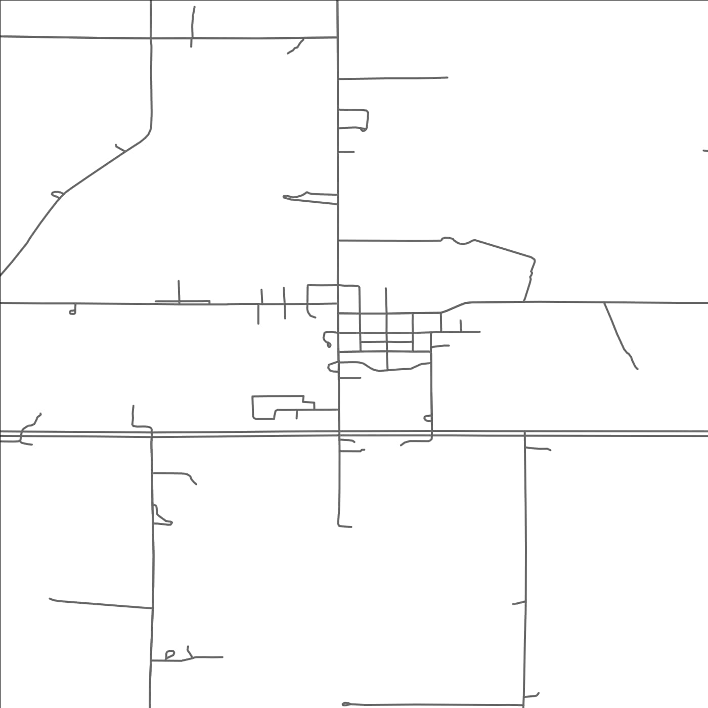 ROAD MAP OF PLATO, MINNESOTA BY MAPBAKES