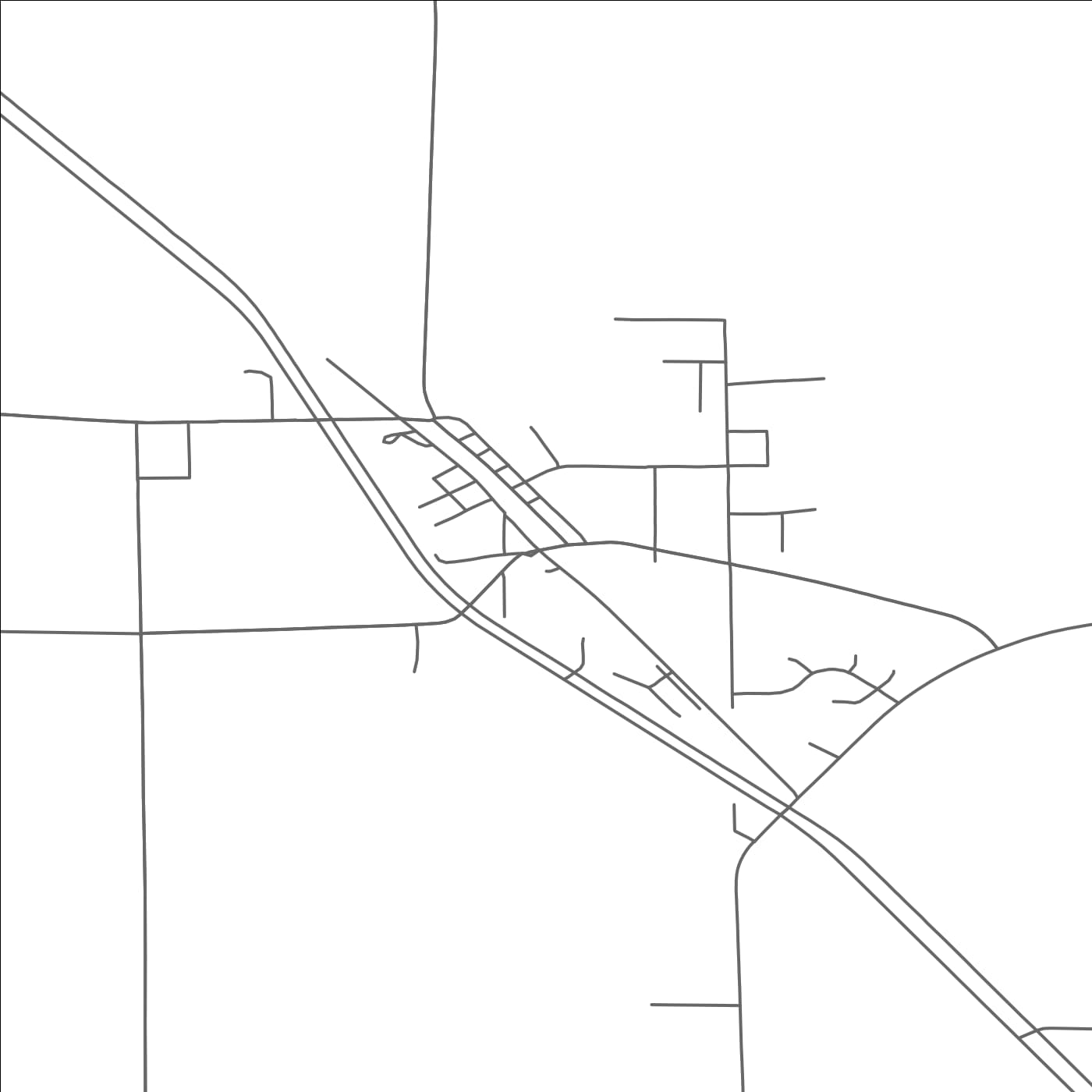 ROAD MAP OF RANDALL, MINNESOTA BY MAPBAKES