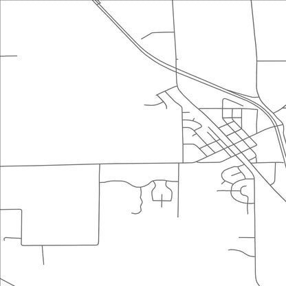 ROAD MAP OF RICE, MINNESOTA BY MAPBAKES