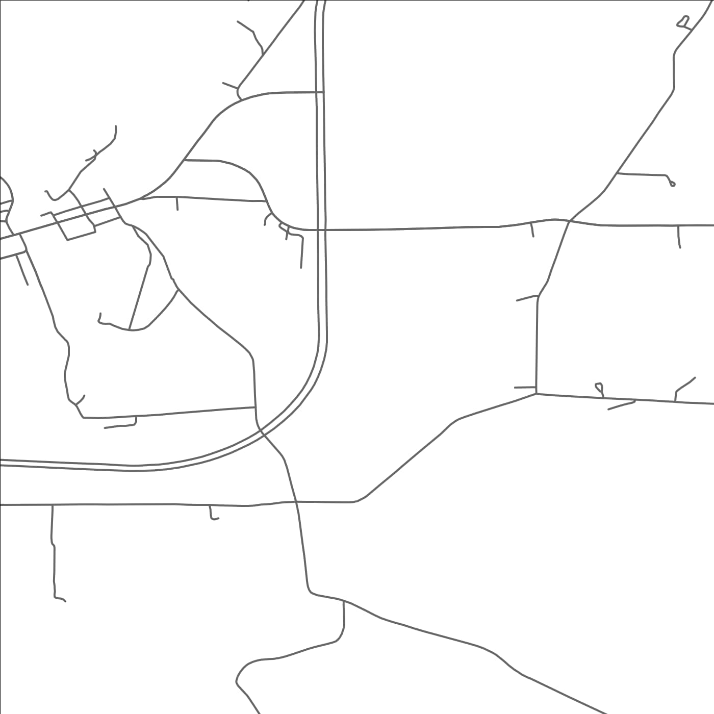 ROAD MAP OF ROCKVILLE, MINNESOTA BY MAPBAKES